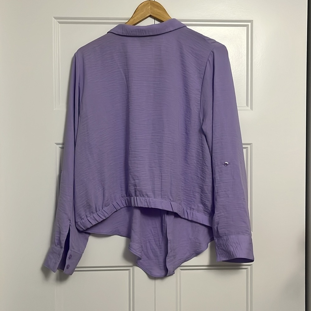 Simply Vera Vera Wang Lavender Blouse - Picture 4 of 4